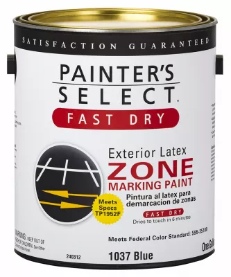 1 Gallon Blue Flat Latex Zone Marking Paint - Model 240312