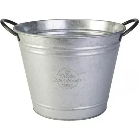 10 Inch Galvanized Steel Washtub Planter - Model 83251