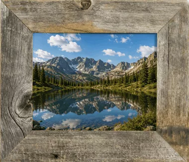 10x13 Rustic Wood Picture Frames, 2 inch Wide, Homestead Series