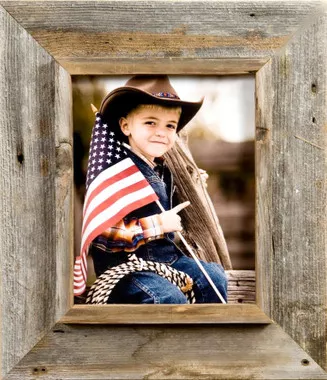 10x20 Cowboy Picture Frame, 3 inch Wide, Western Rustic Series