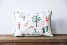 12 Days Of Christmas Lumbar Pillow