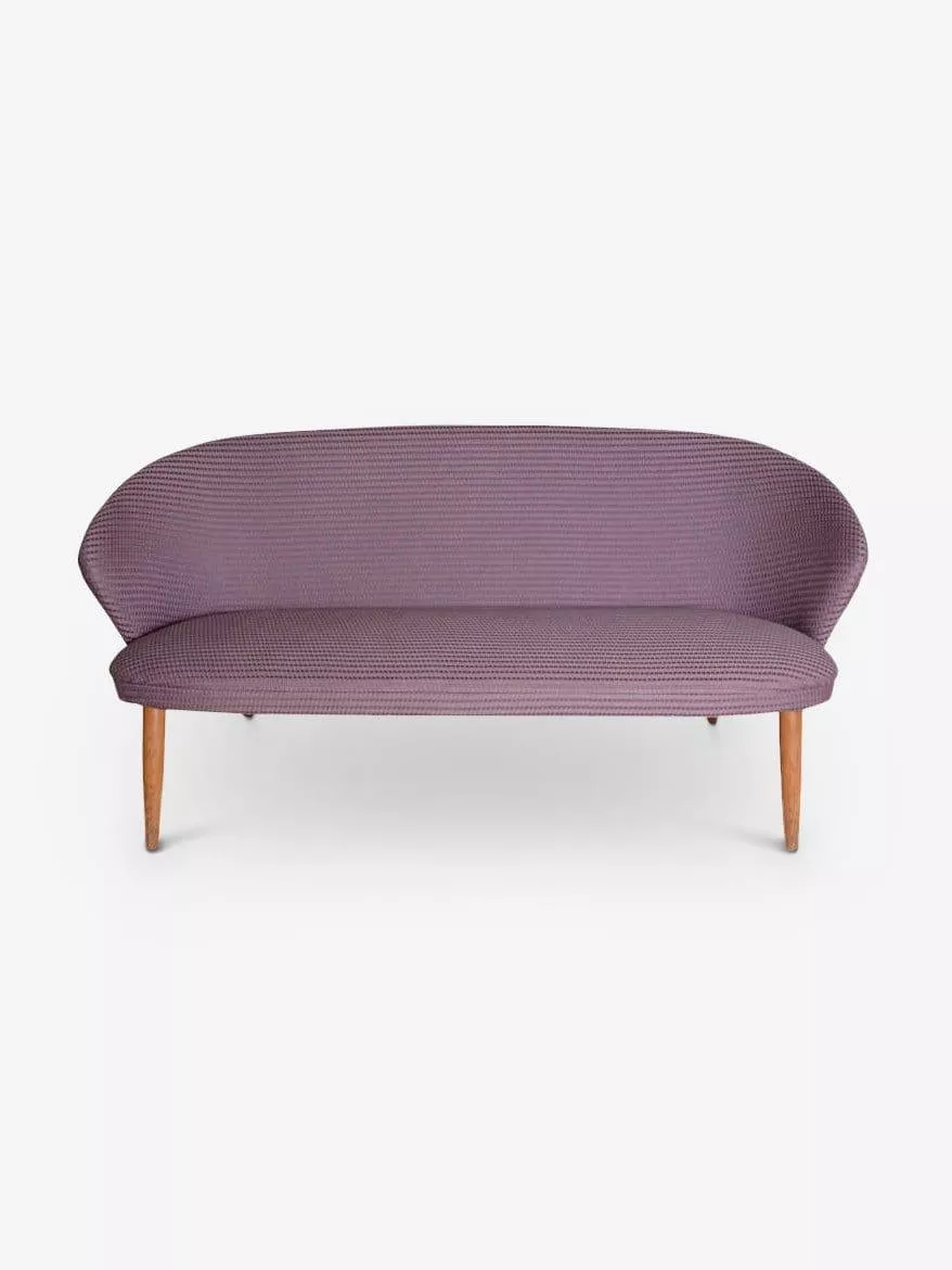 1950's Danish Sofa with Oak Legs