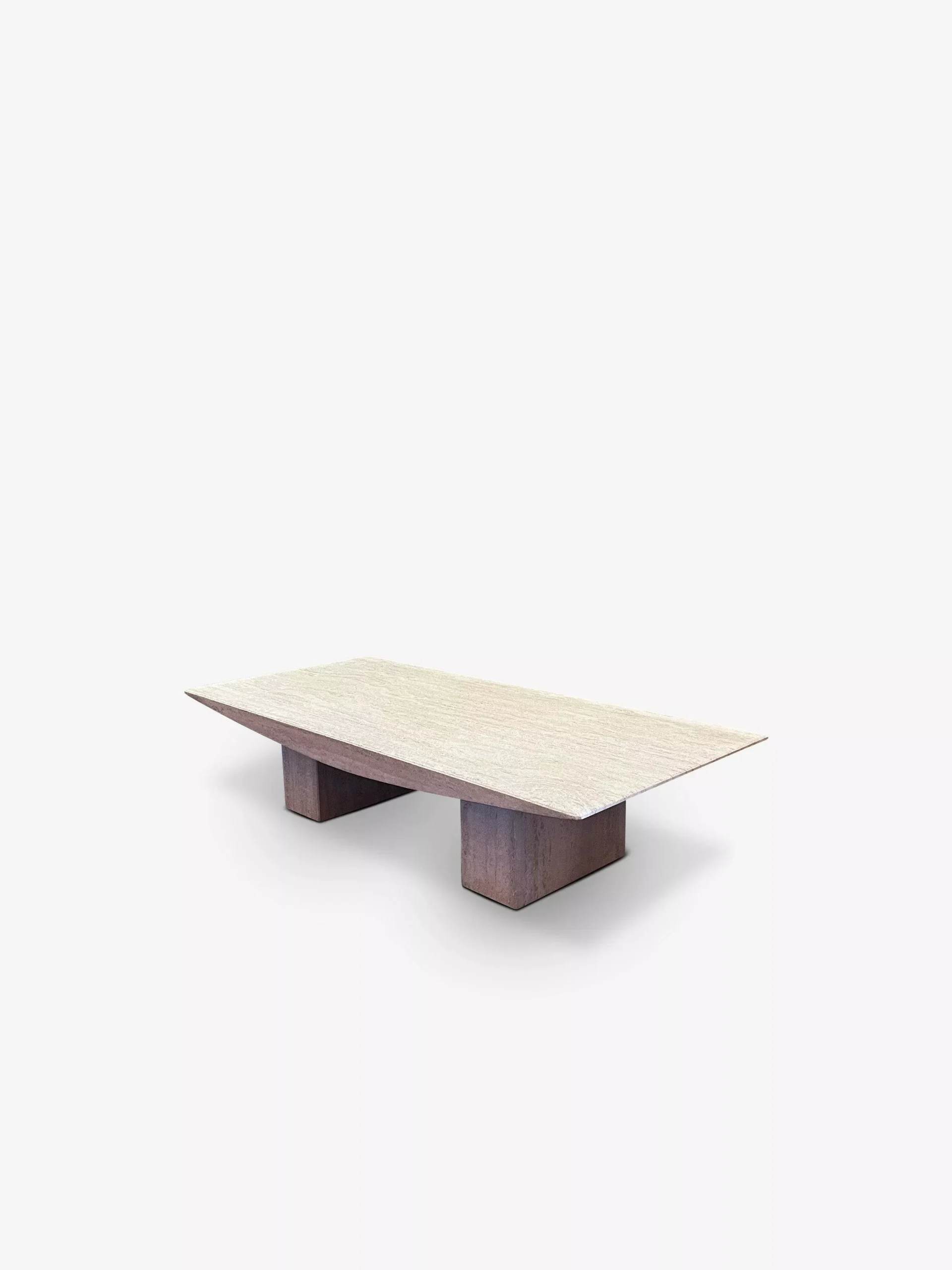 1970'S Travertine Coffee Table