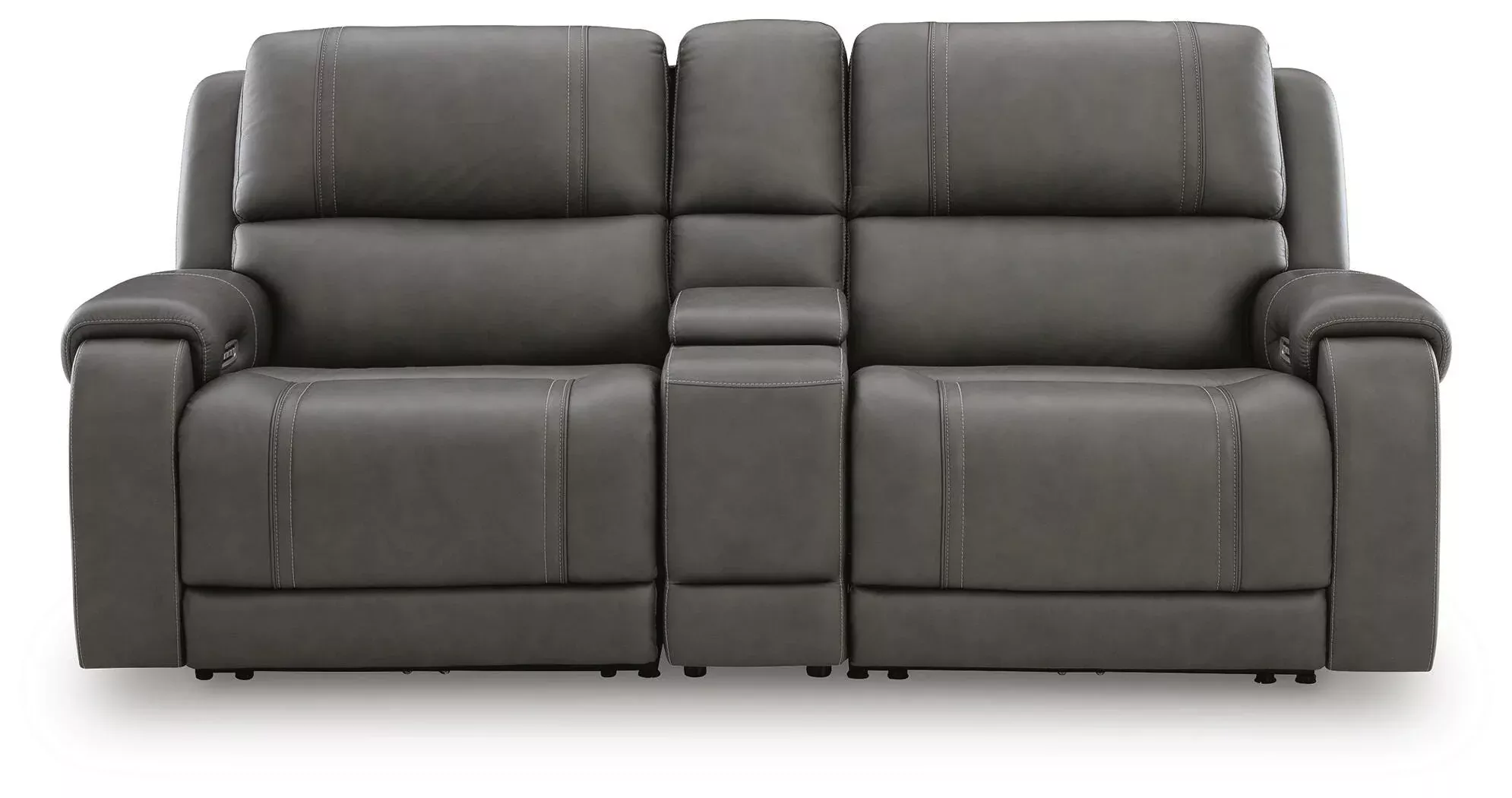 5Z - Pittson Power Reclining Sectional Loveseat with Console