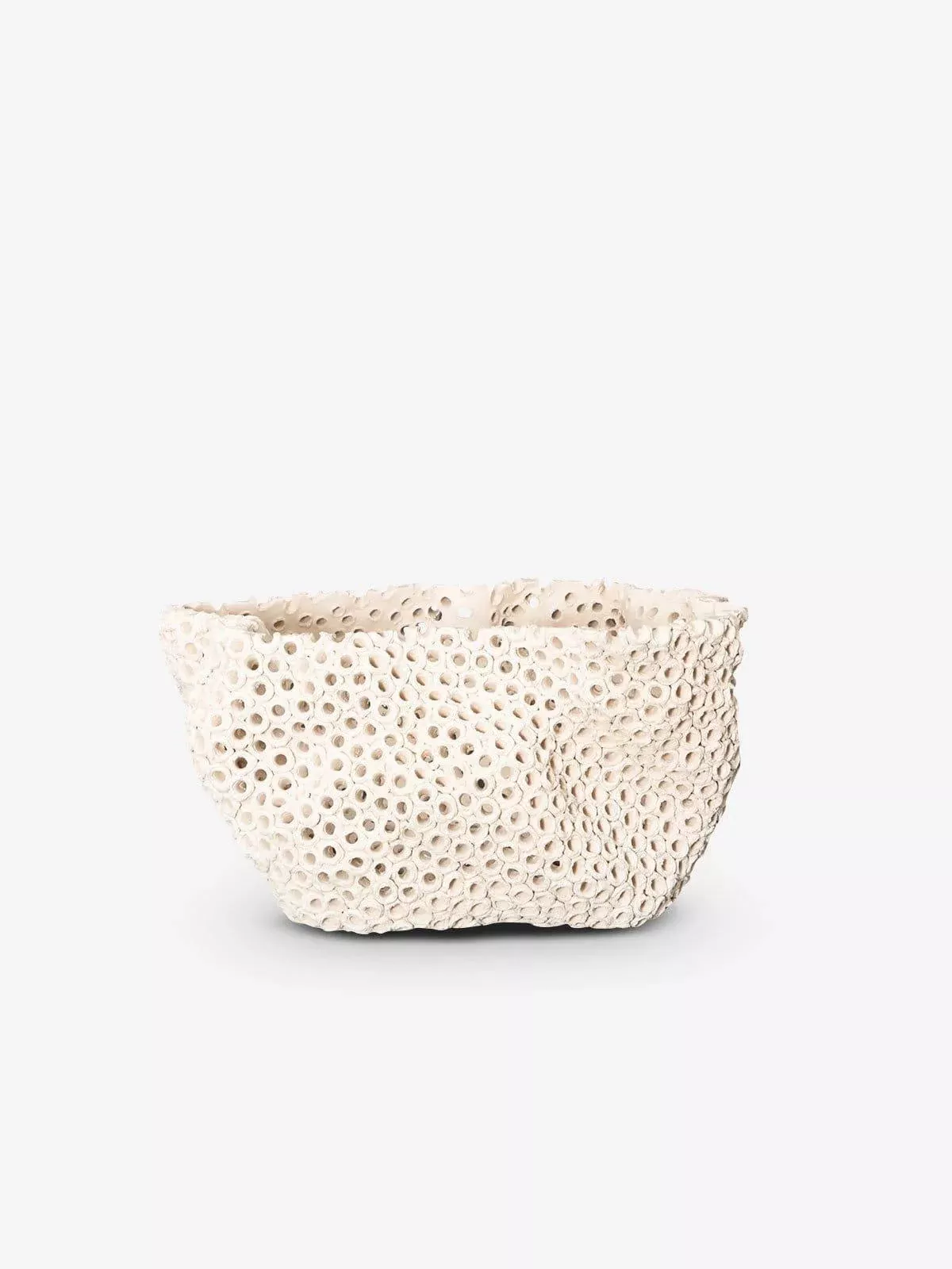 Abstract Bowl with Piercings