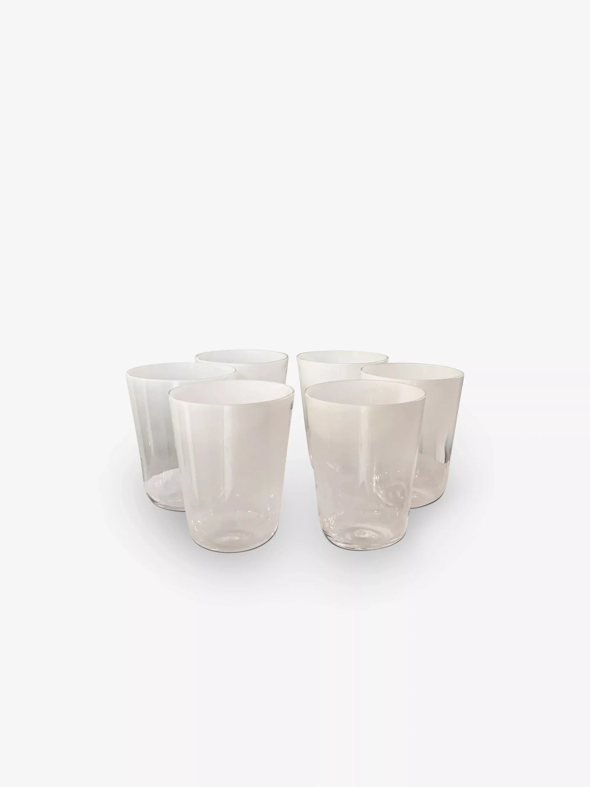 Acqua Sfumato Bianco set of 6 Water Glasses