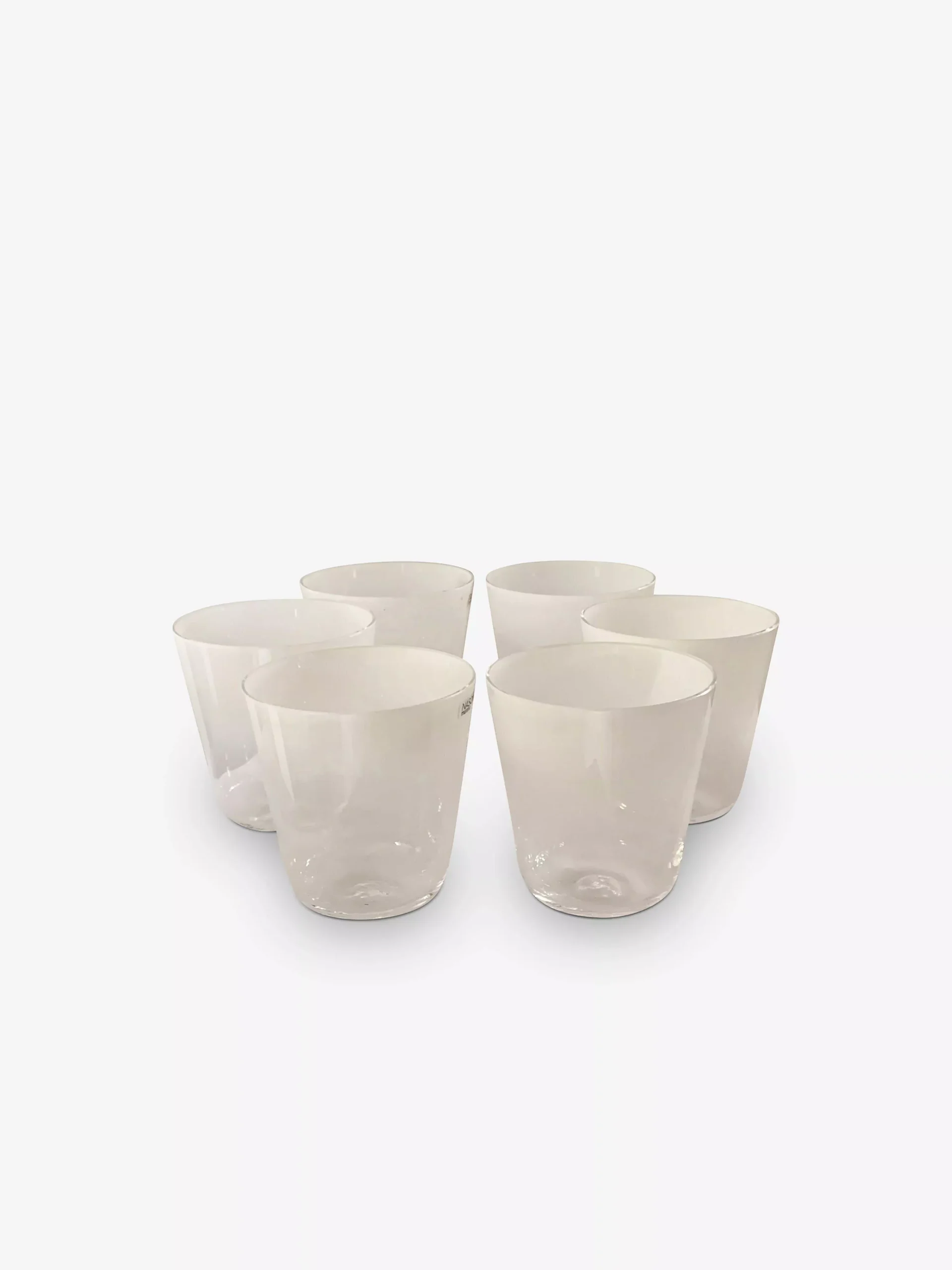 Acqua Sfumato Bianco set of 6 Wine Glasses