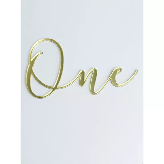 Acrylic topper 3 mm One