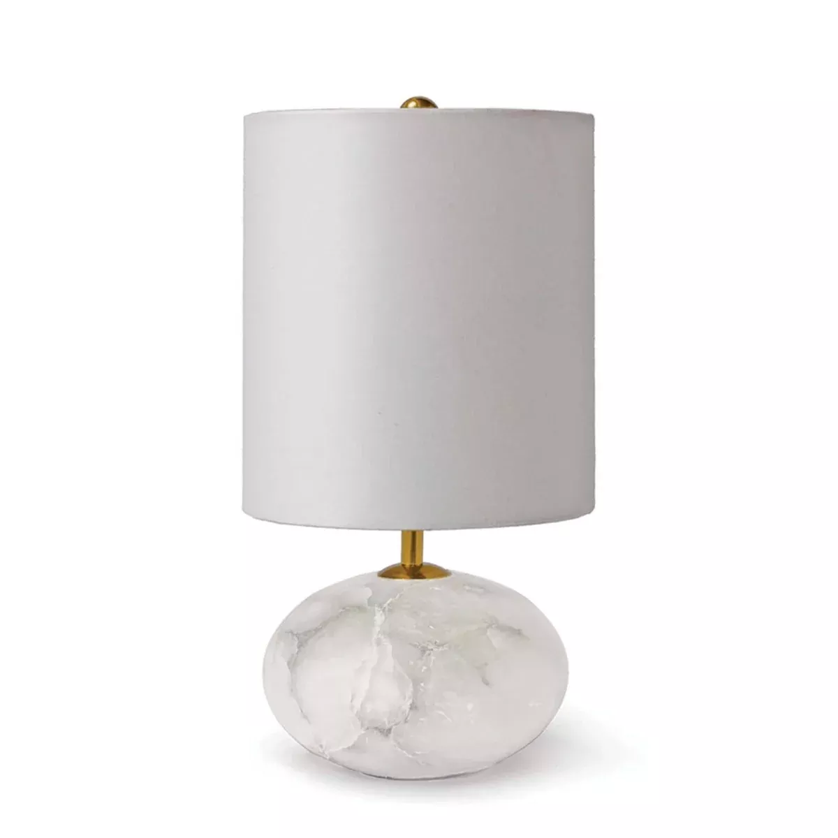 Alabaster Petite Orb Lamp