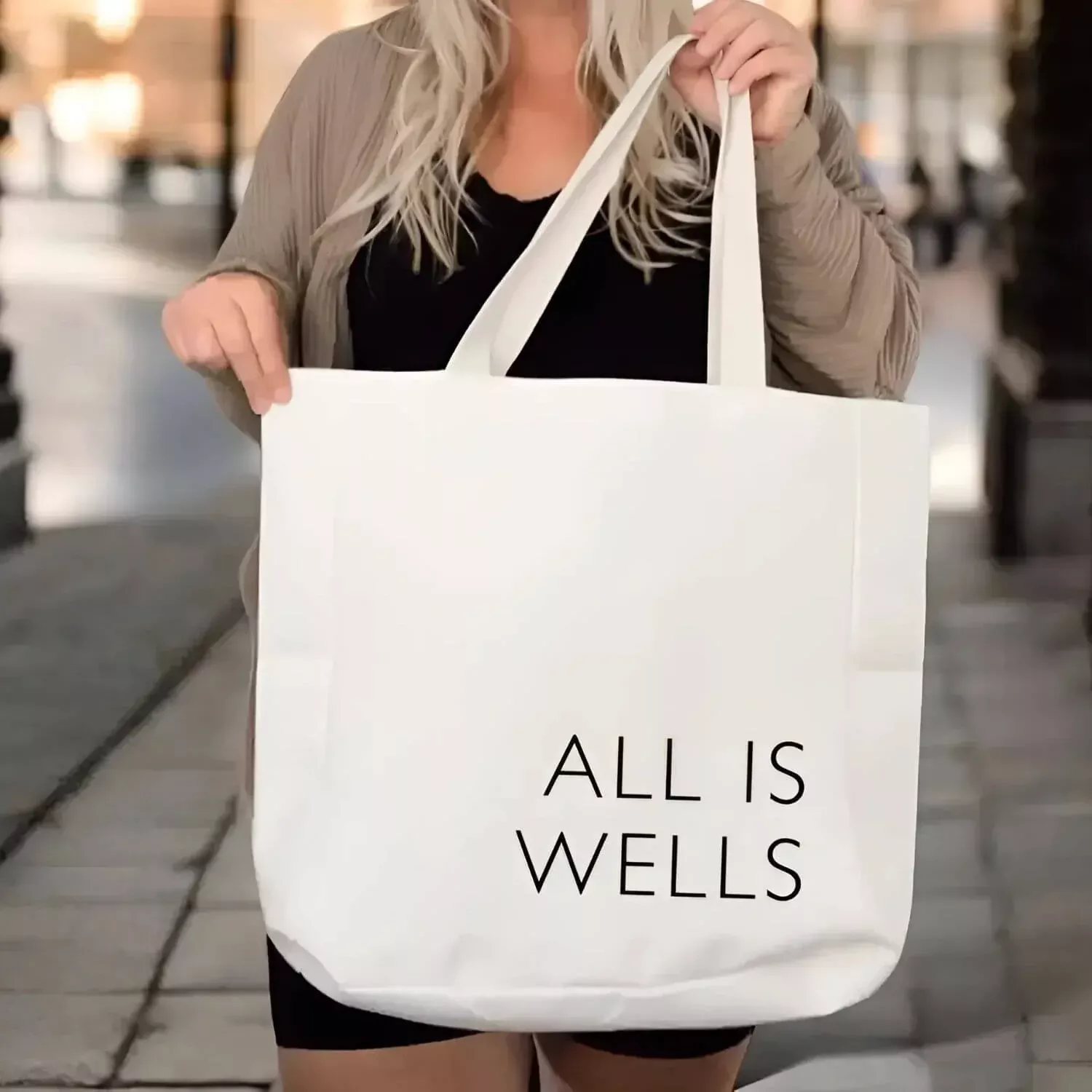 ALL IS WELLS™ Canvas Tote Bag
