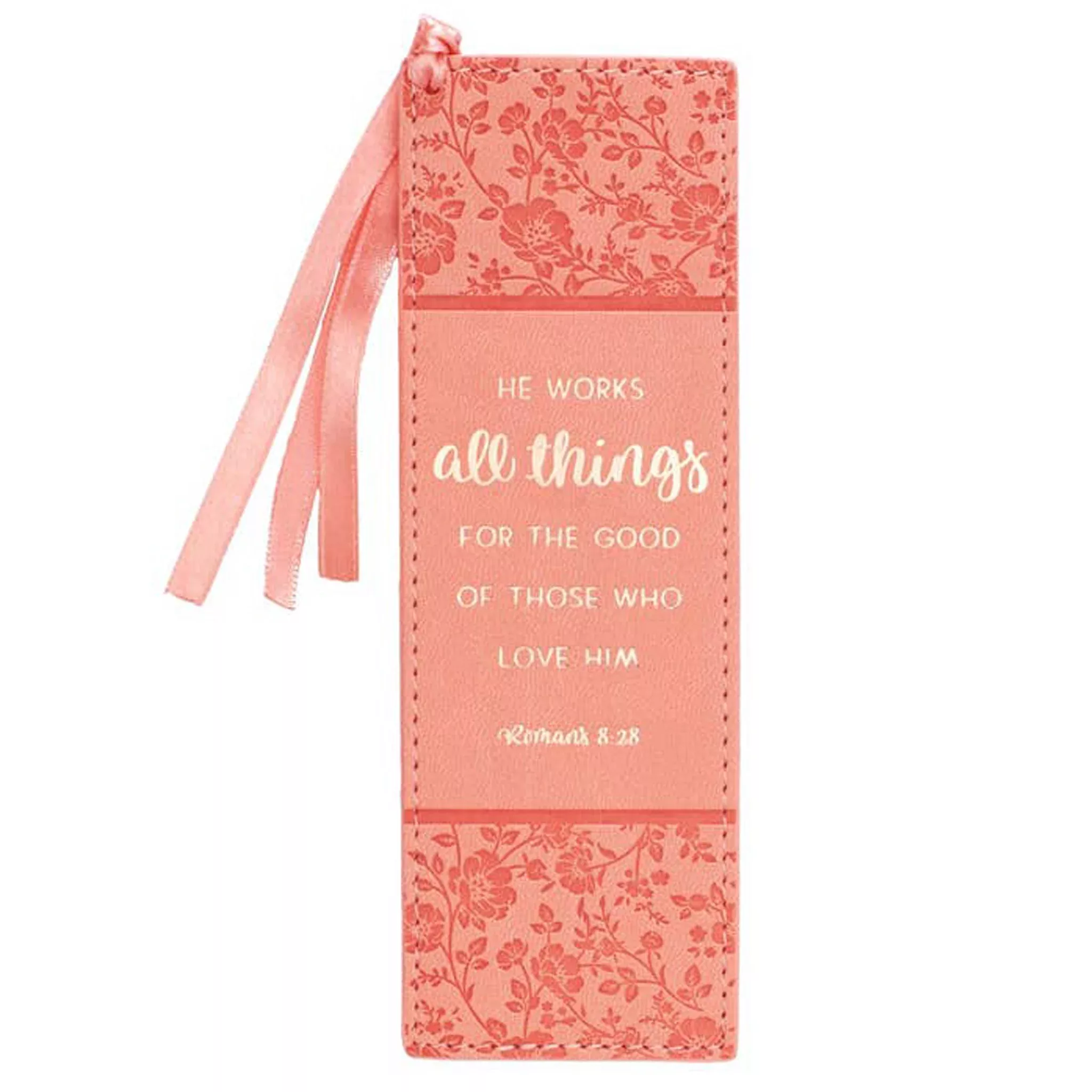 All Things For The Good Faux Leather Bookmark