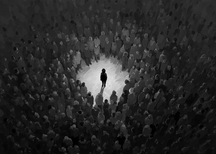 Alone in a Crowd of Shadows