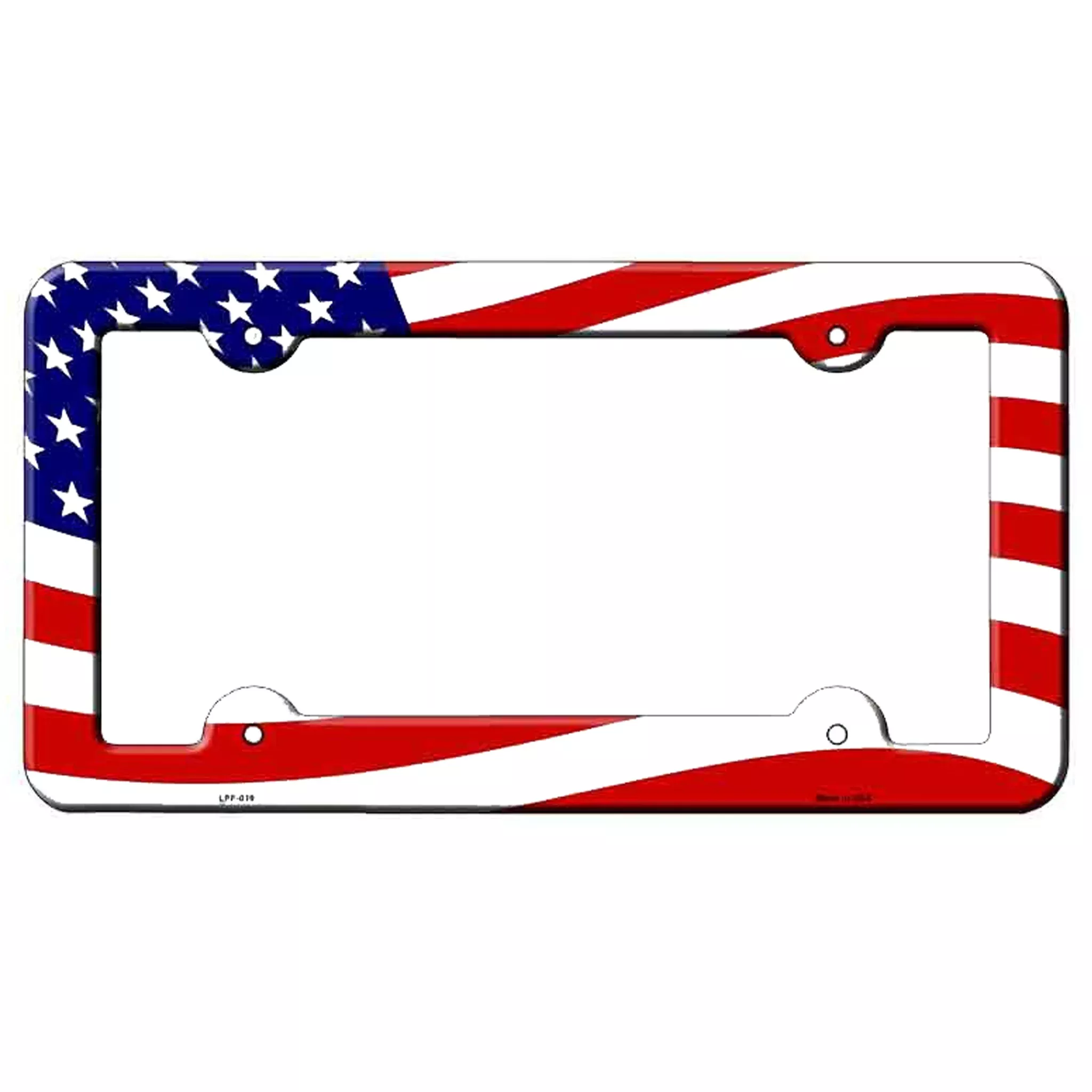 American Flag License Plate Frame