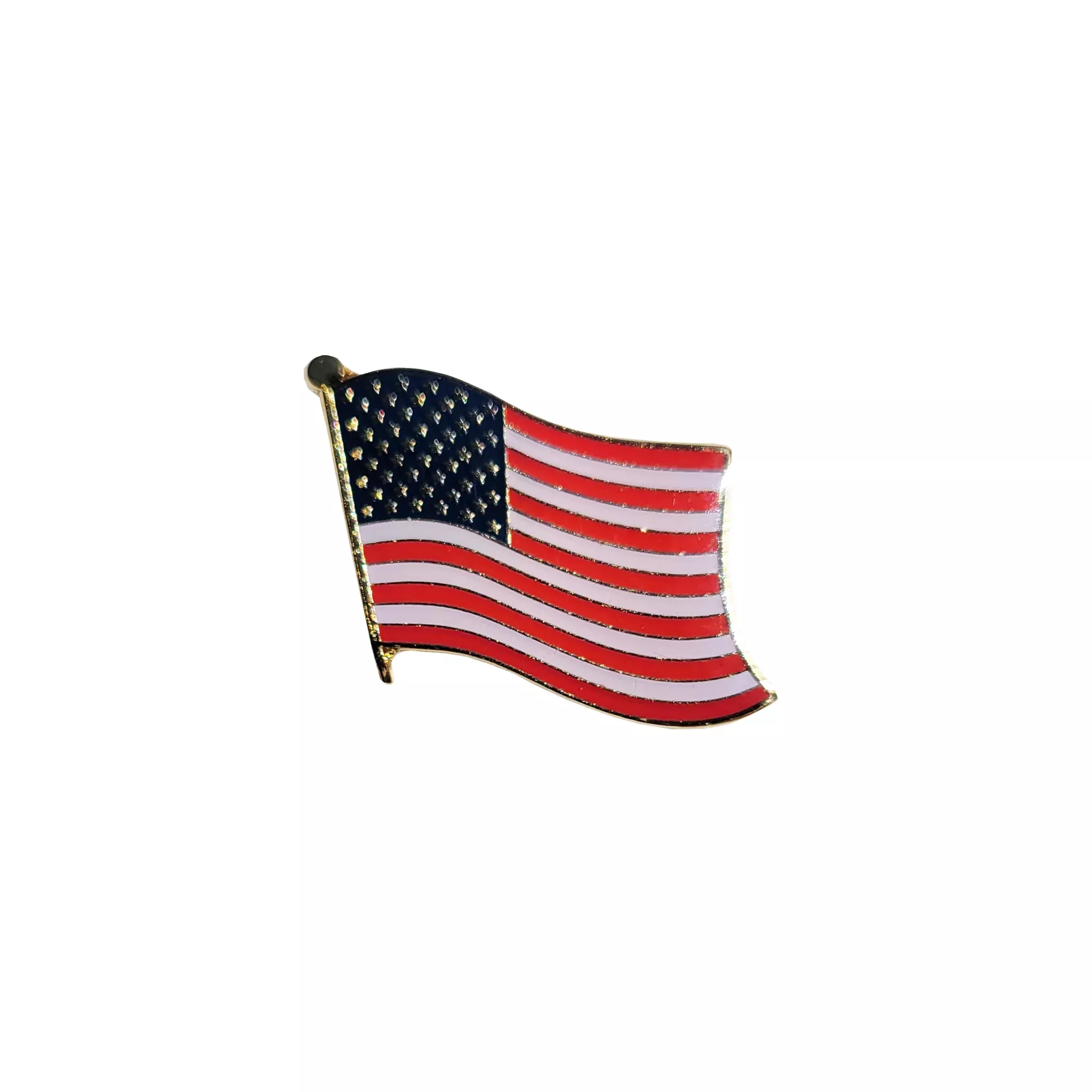 American Flag Tack Pin - Waving