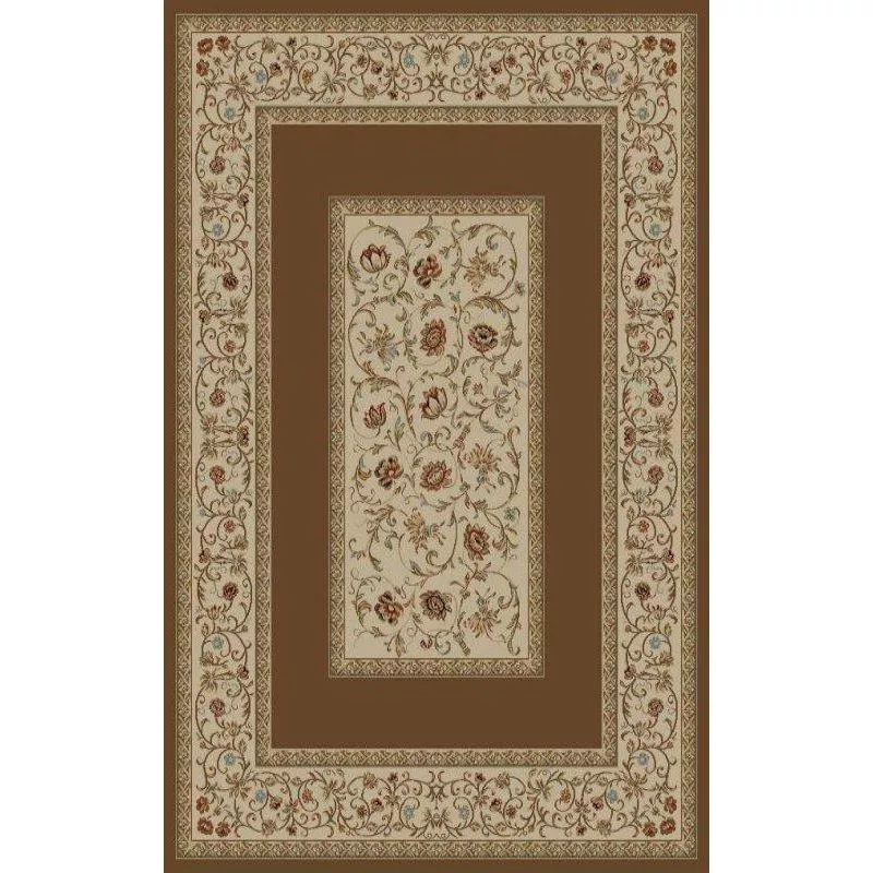 Ankara Floral Border Brown