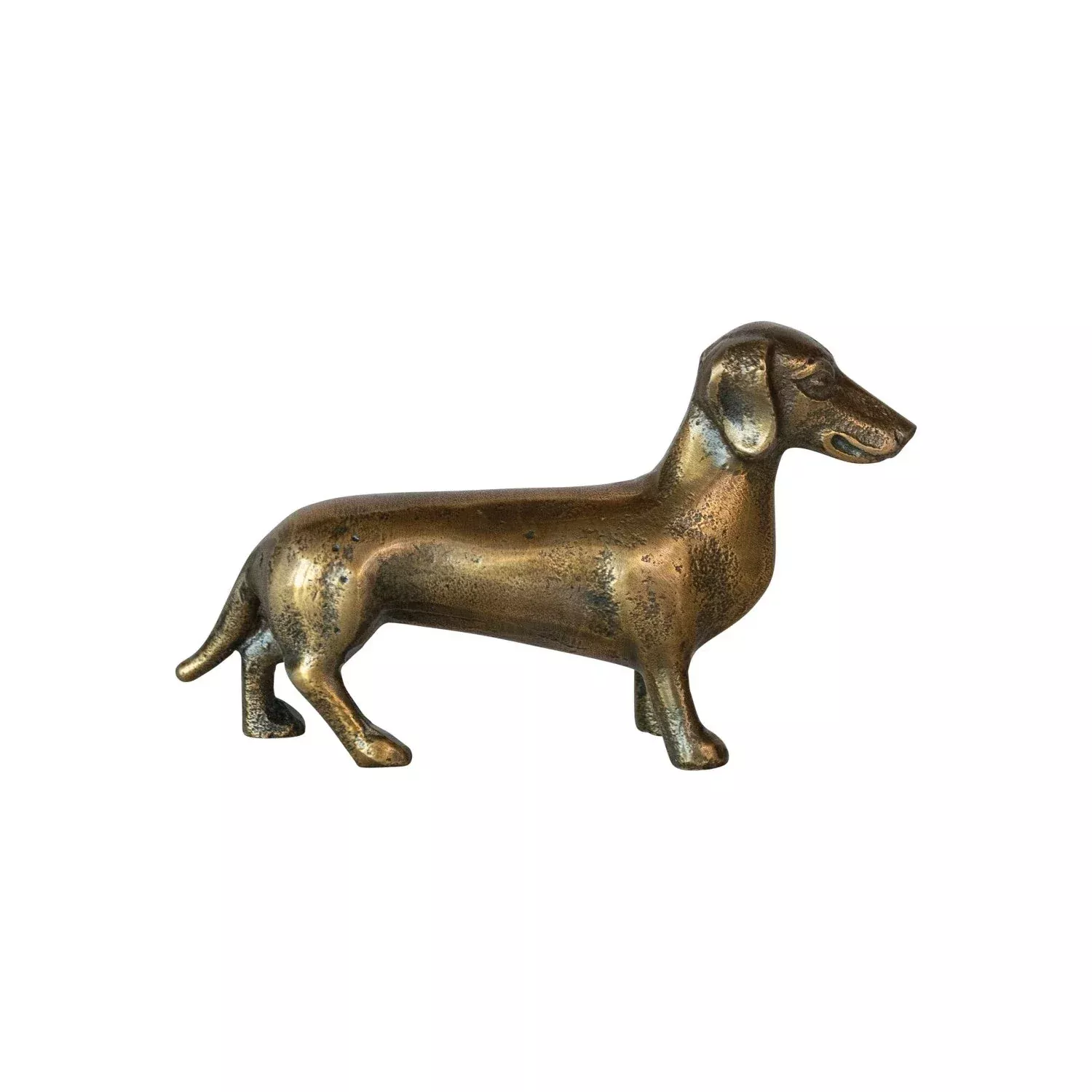 Antique Brass Daschshund