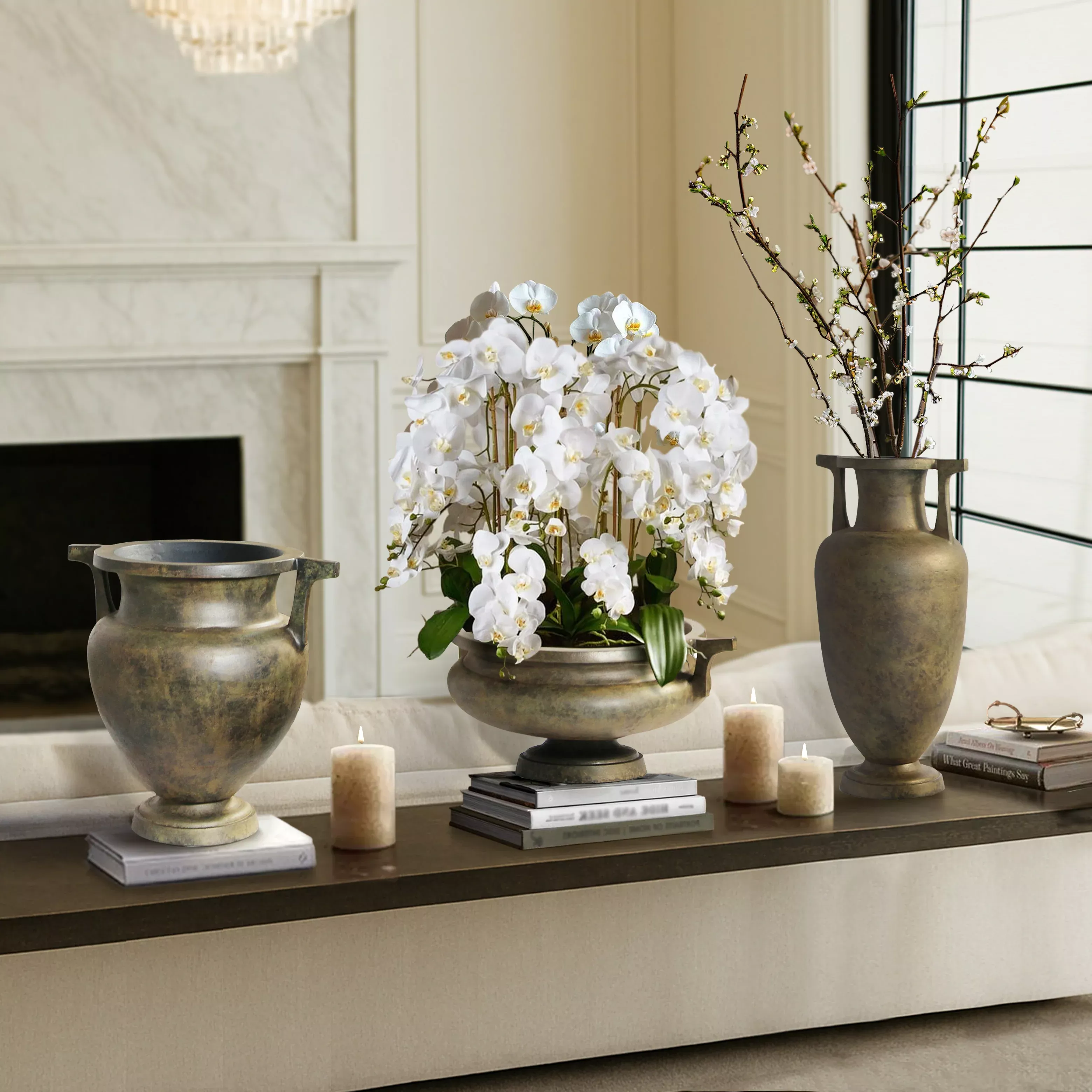 Arcadia Urn and Bowl