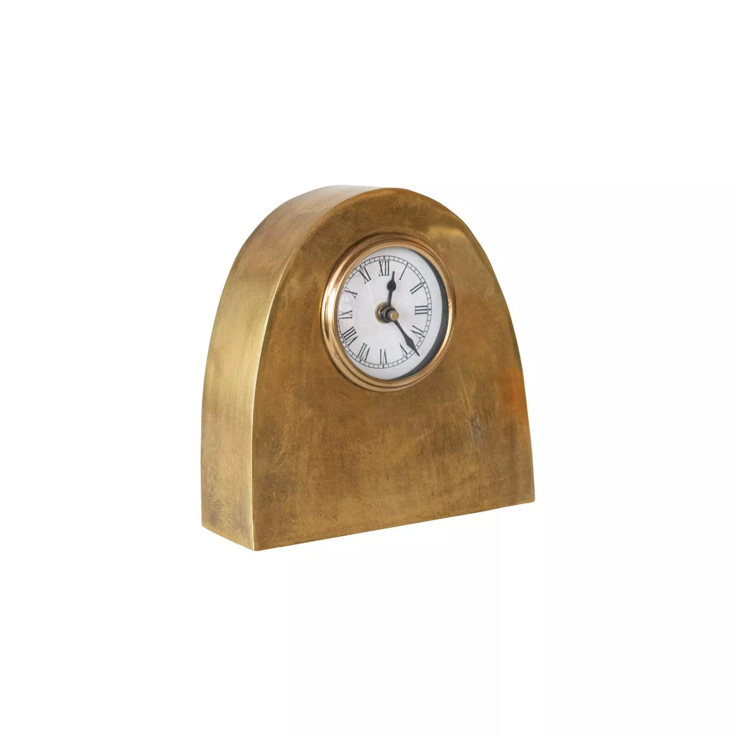 Arched Metal Mantel Clock