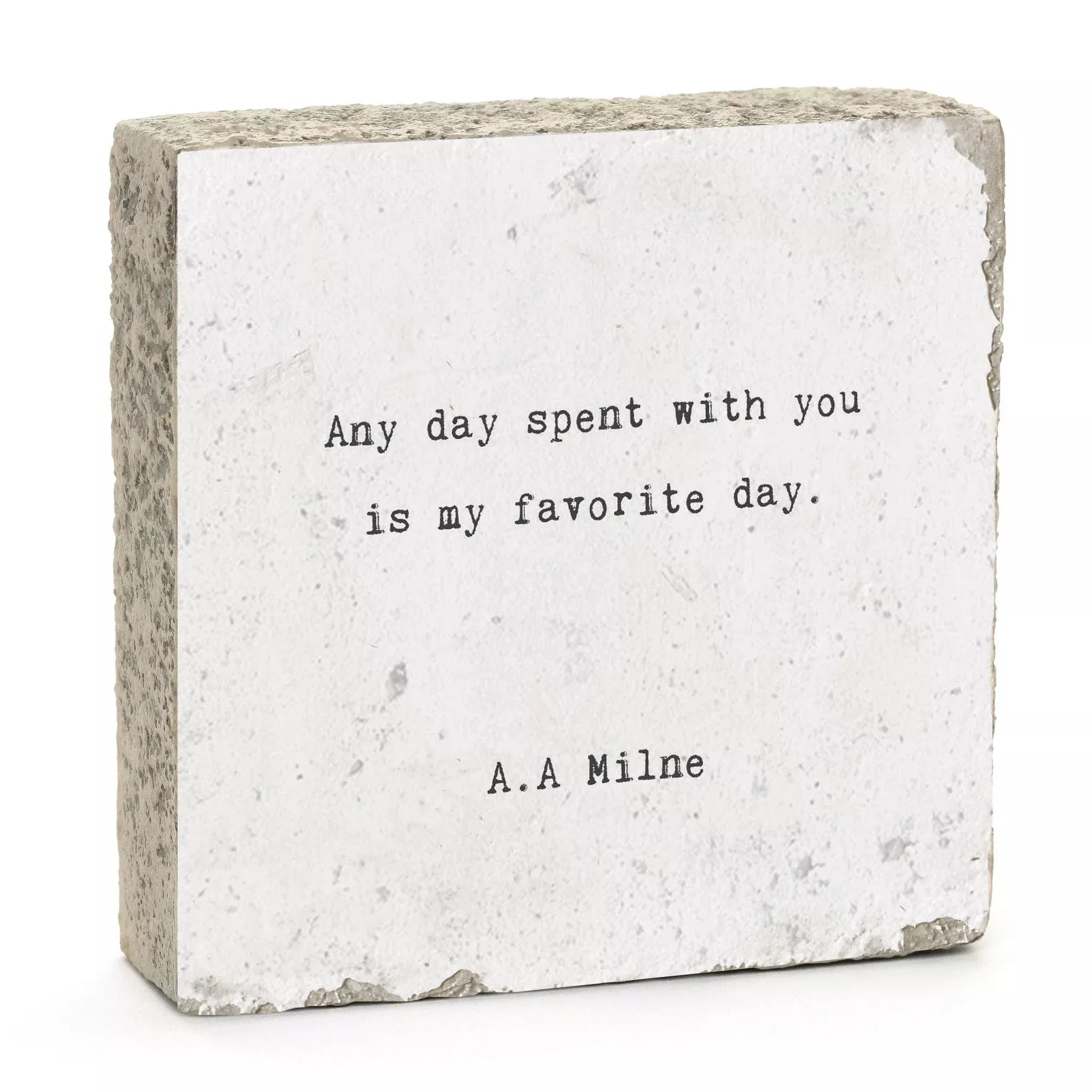 Art Block - Little Gem - Any Day Spent (A.A. Milne)