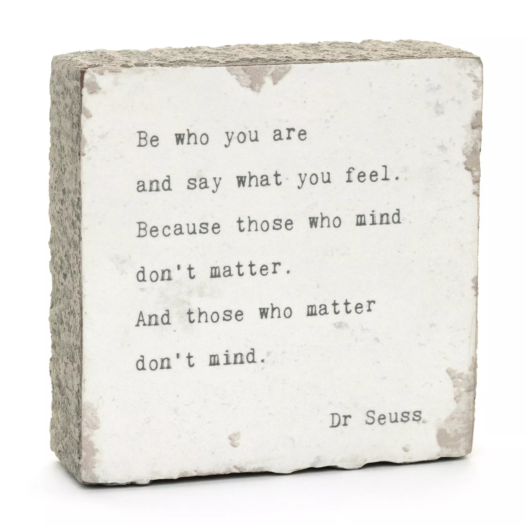 Art Block - Little Gem - Be Who (Dr. Seuss)