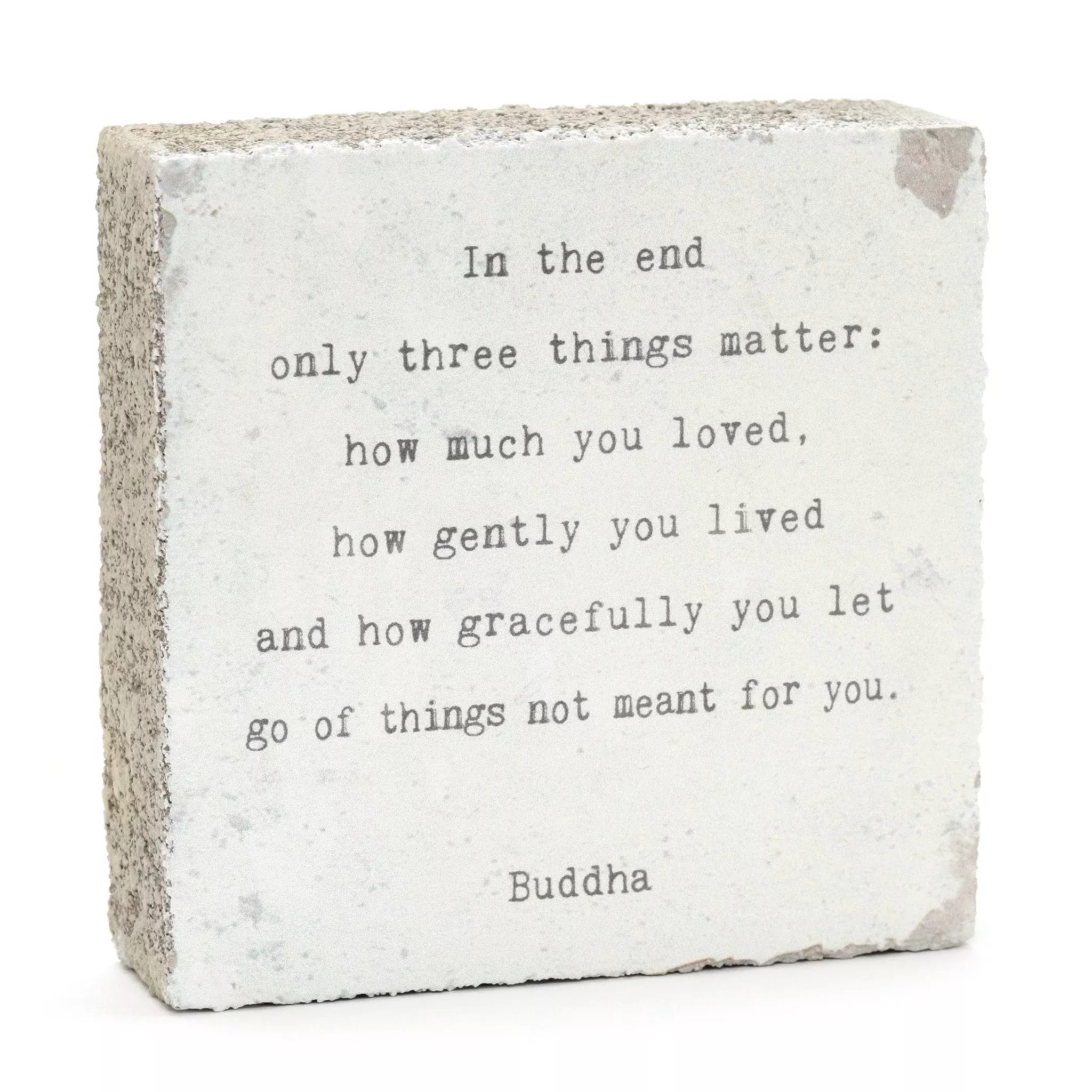 Art Block - Little Gem - In The End (Buddha)