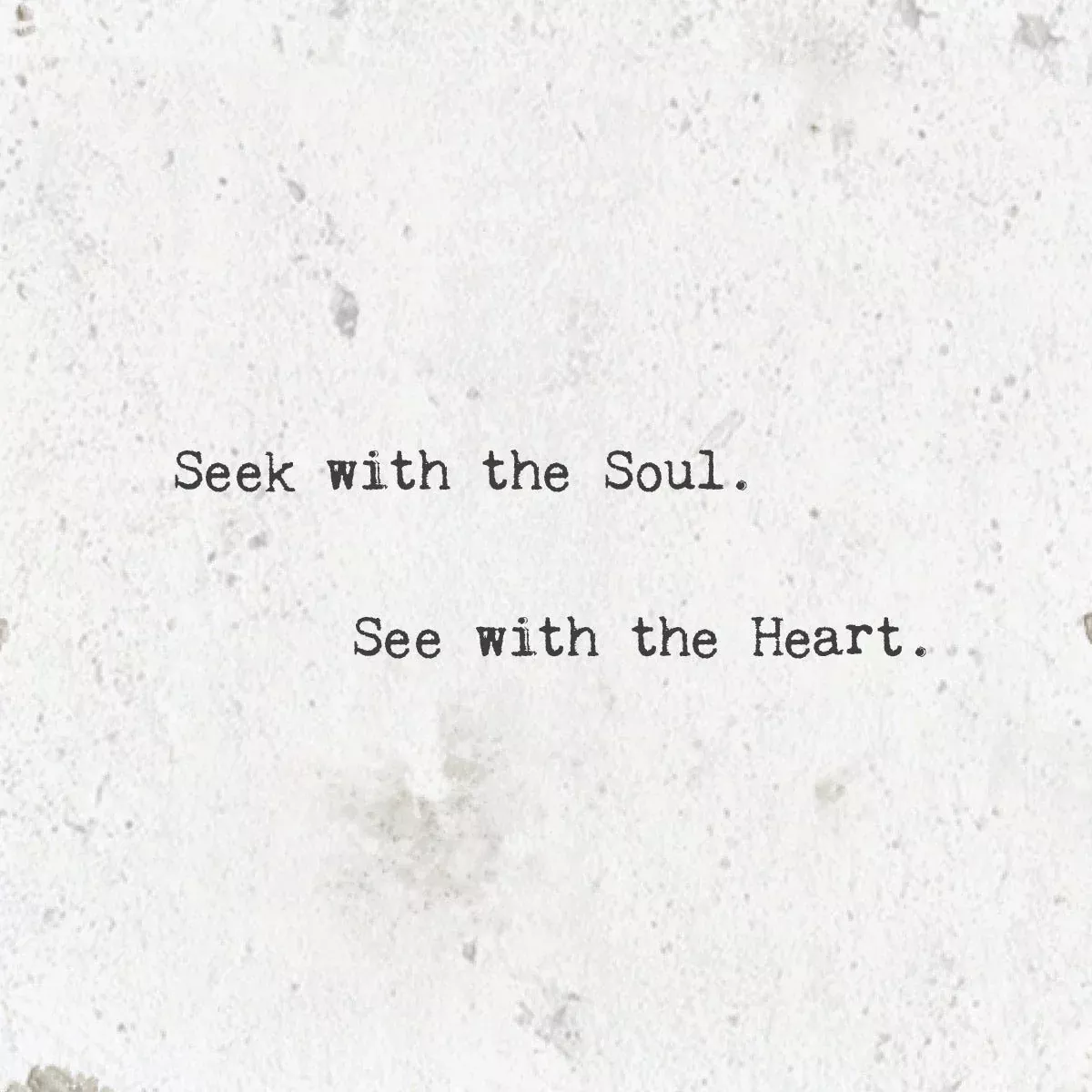 Art Block - Little Gem - Seek With the Soul