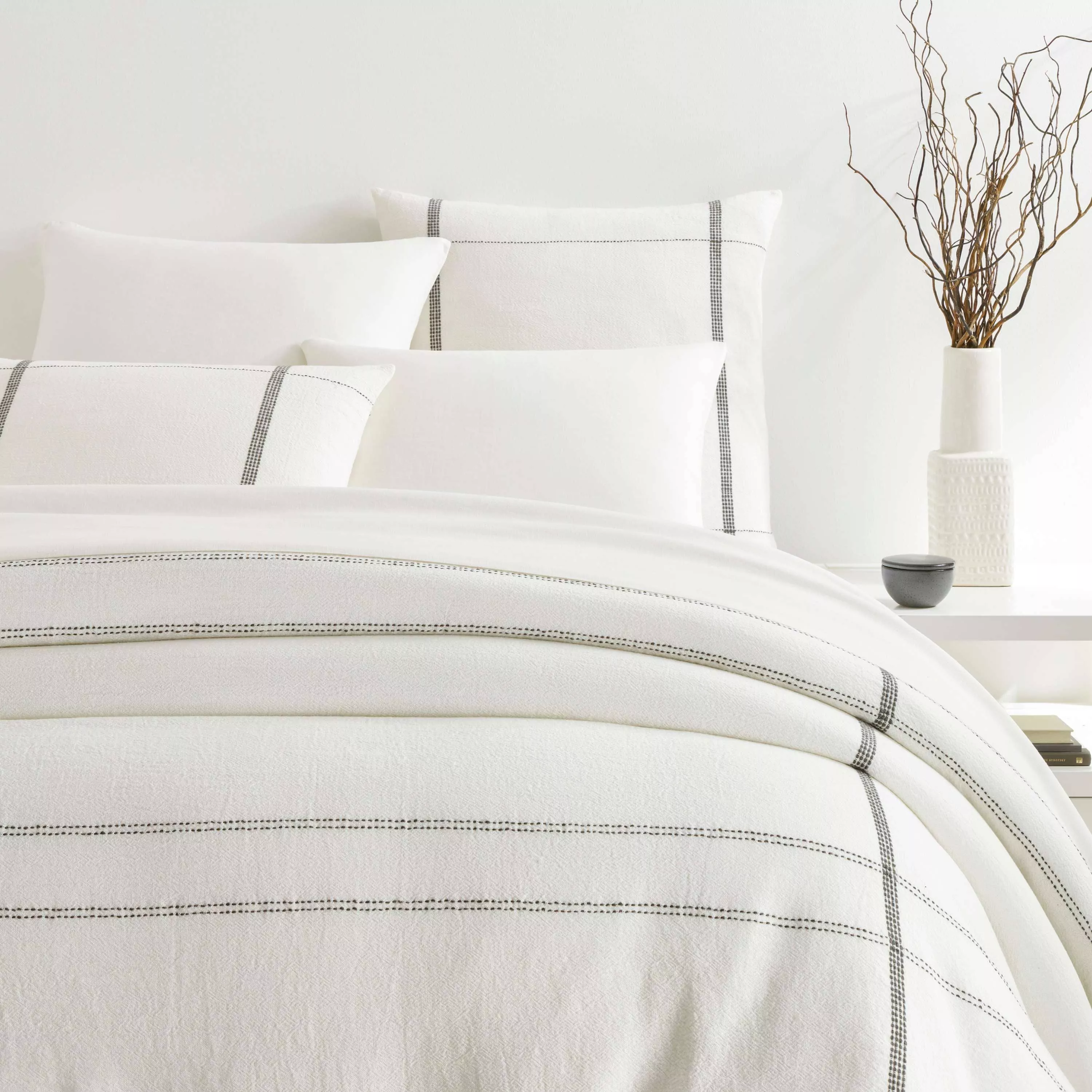 Atherton Grey Duvet Cover
