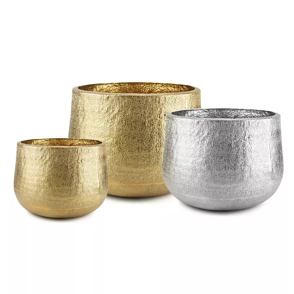 Aureate Metal Planter