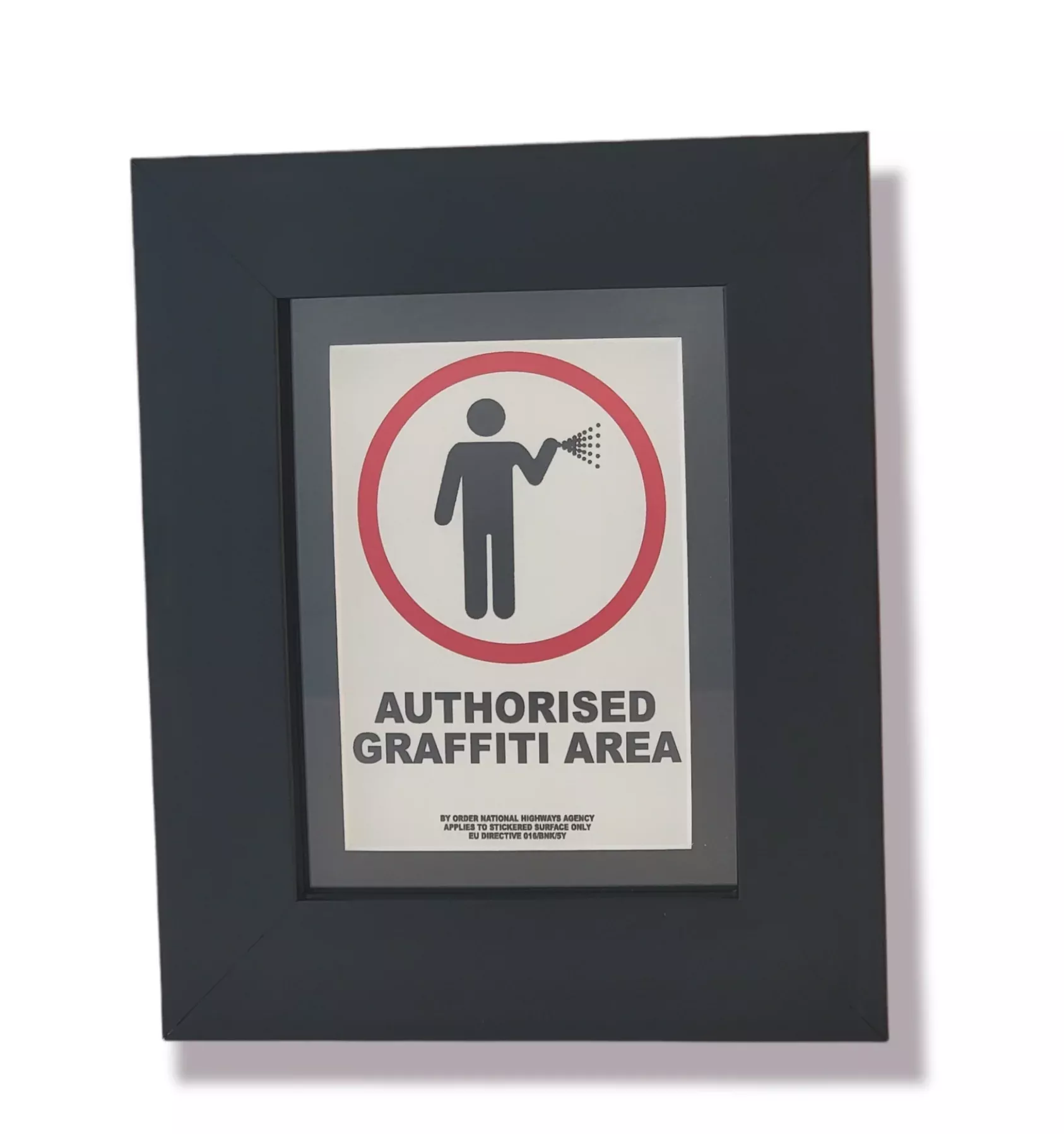 "Authorized Graffiti Area Sticker" 2006