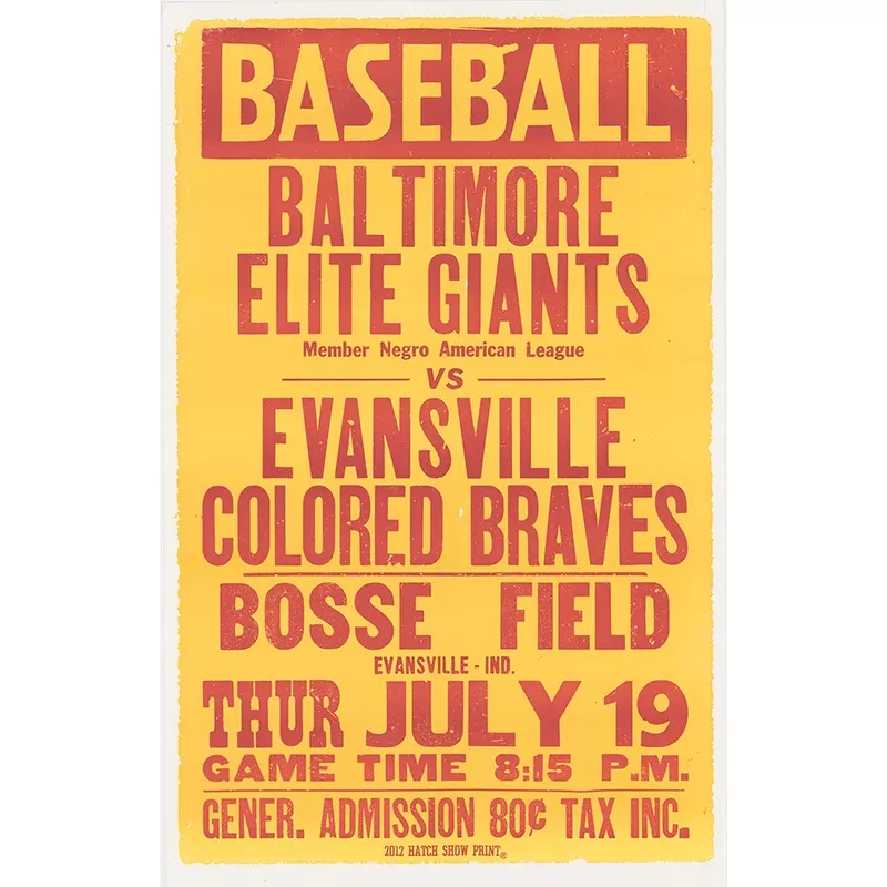 Baltimore vs. Evansville Poster