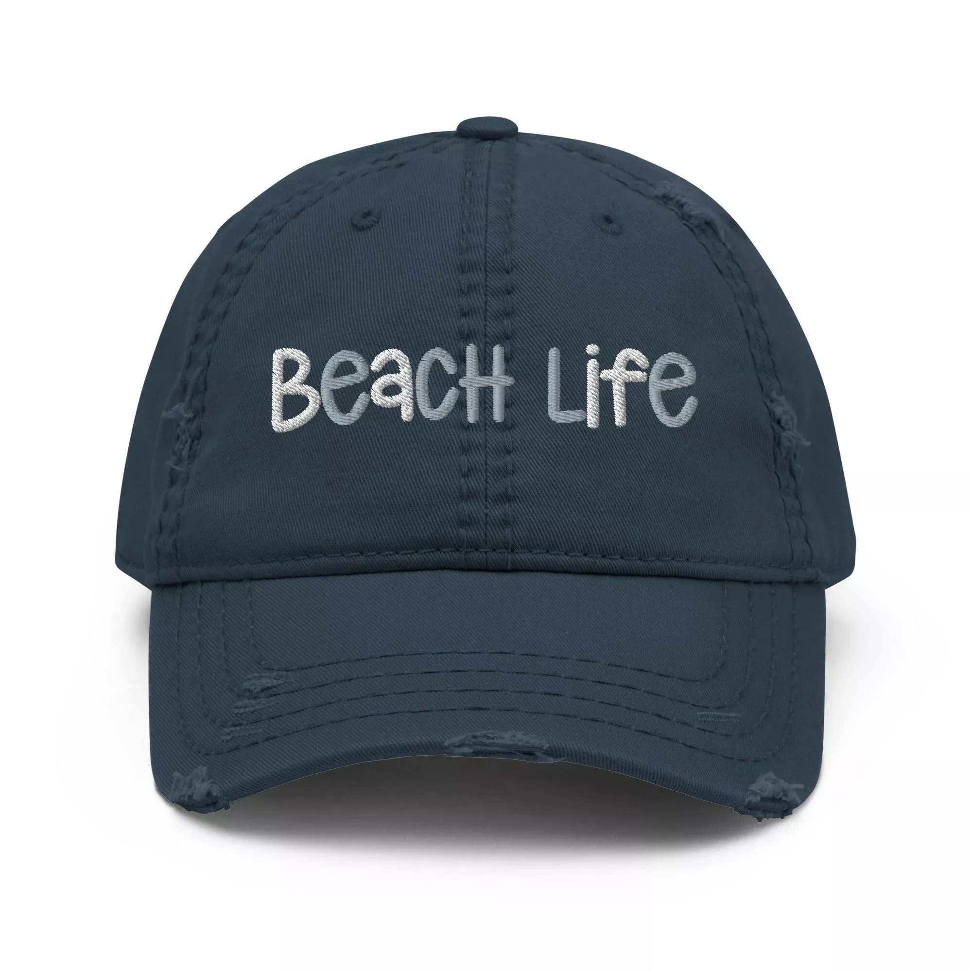 Beach Life Distressed Cap