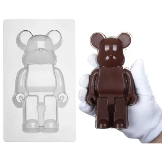Bearbrick plastic mold 18cm