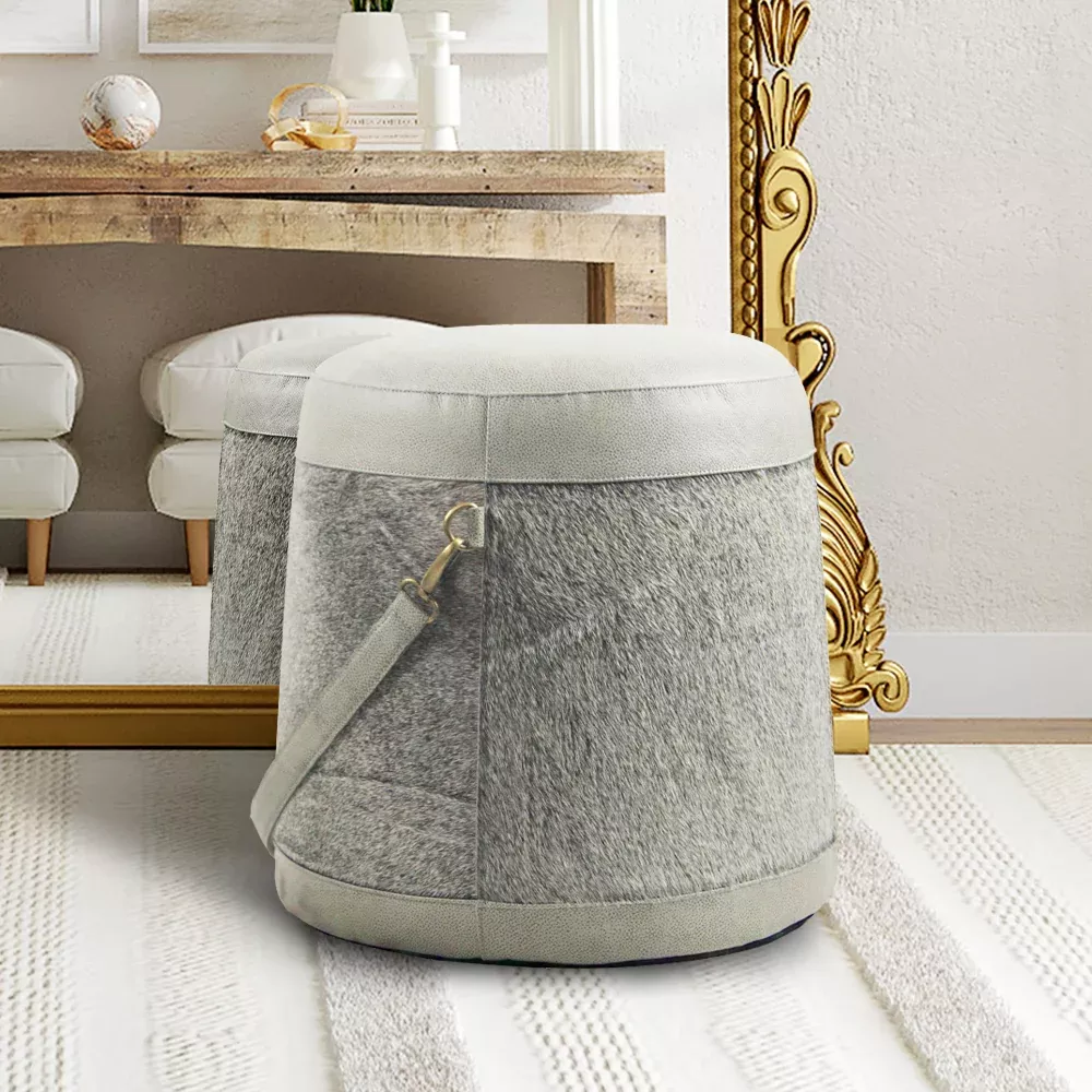Bell Ottoman/ Pouf/ Foot Rest