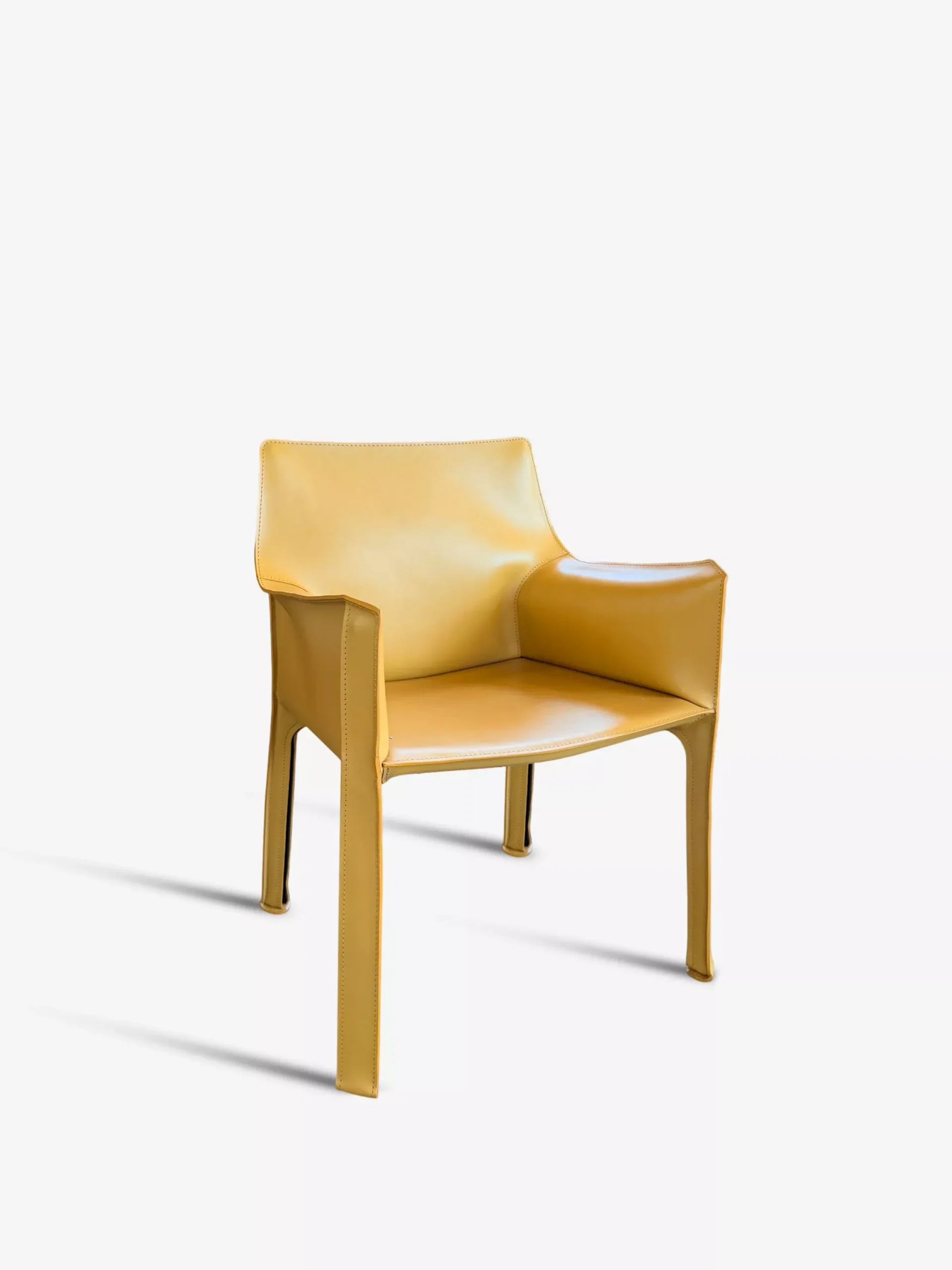 Bellini 413 Cab Chair in Cognac Leather