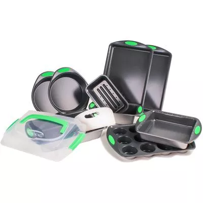 BergHOFF - 11-Piece Perfect Slice Bakeware Set – Green - 2220379