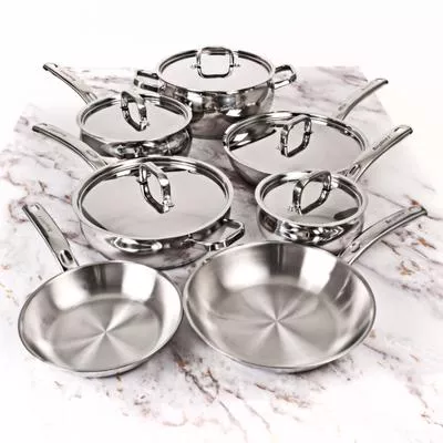 BergHOFF - Belly Shape 12-Piece Stainless Cookware Set - 2219115