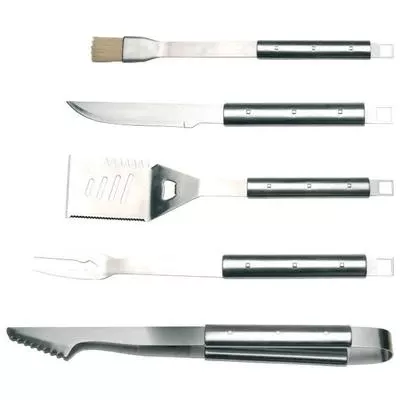 BergHOFF - Cubo Essentials 6-Piece 18/10 Stainless Steel BBQ Set with Case - 1108180