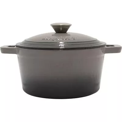 BergHOFF - Neo 3-Quart Cast Iron Covered Dutch Oven- Oyster - 2220309
