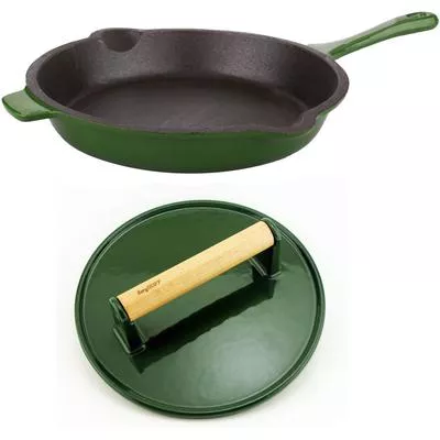BergHOFF - Neo Cast Iron 2-Piece Grill Set - Green - 2211890