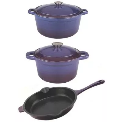 BergHOFF - Neo Cast Iron 5 Piece Set Purple - 2212029