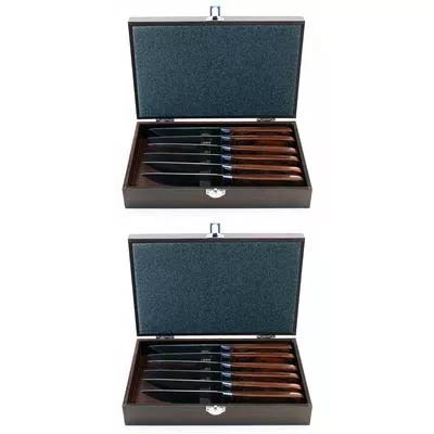 BergHOFF - Pakka 14-Piece Steak Knife Set with 2 Cases - 2212191