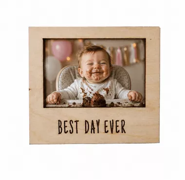 "Best Day Ever" Small Picture Frame | Fridge Magnet Frame 2x3