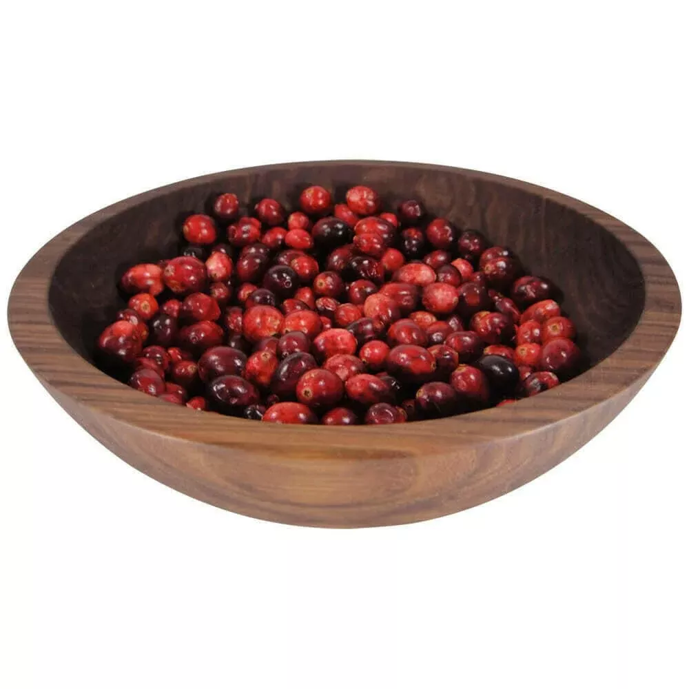Black Walnut Wood Bowl, 10"