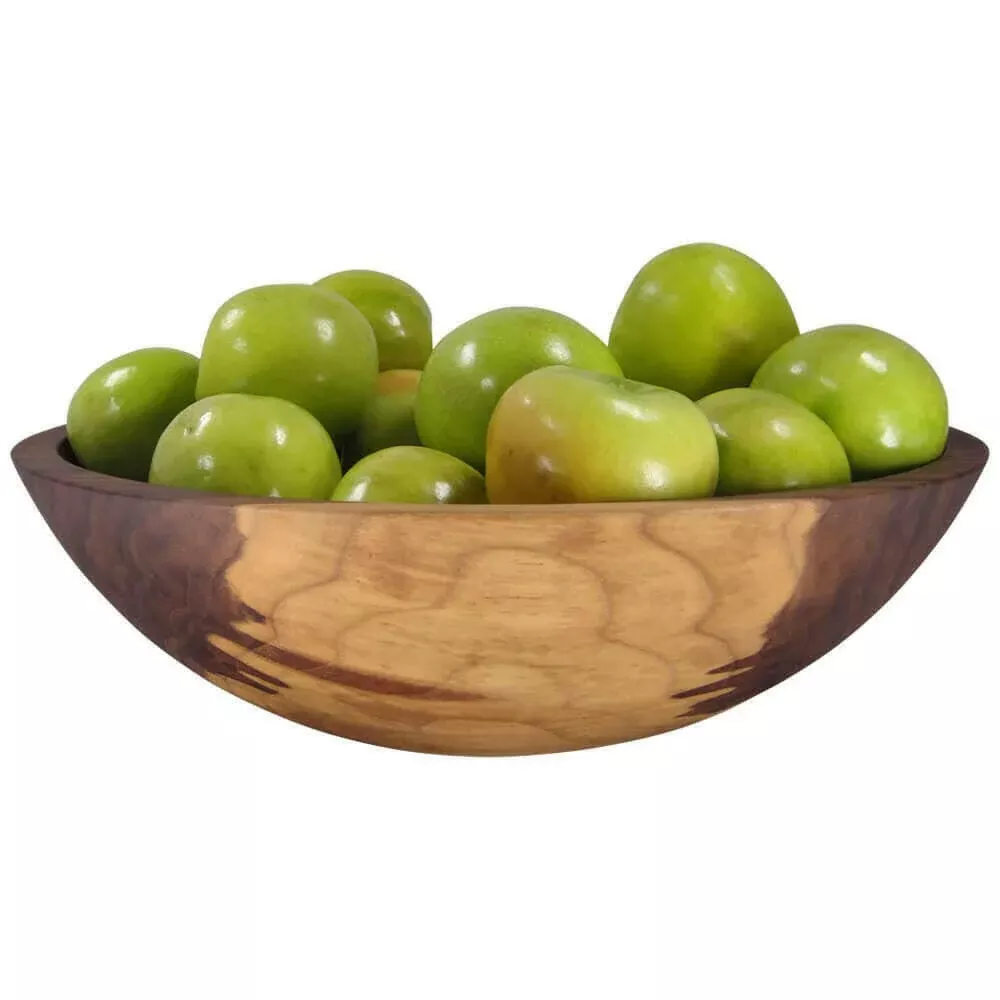 Black Walnut Wooden Bowl, 15"