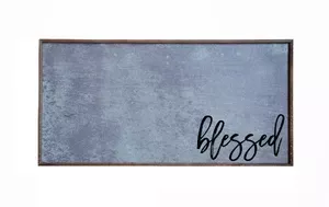 "Blessed" 12x24 Metal Sign & Magnet Board - HG008