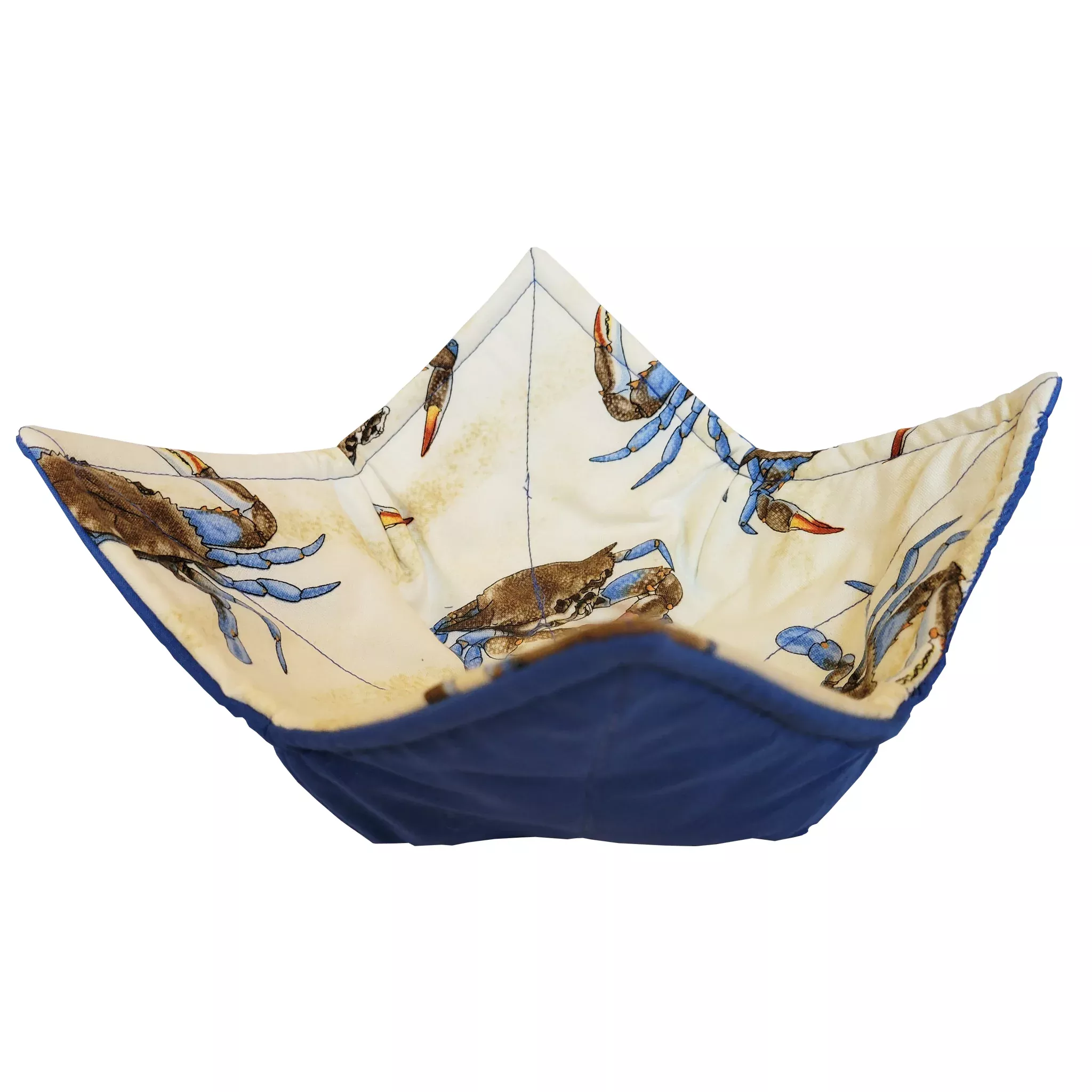 Blue Crab Natural Background Microwave Bowl Cozy Potholder