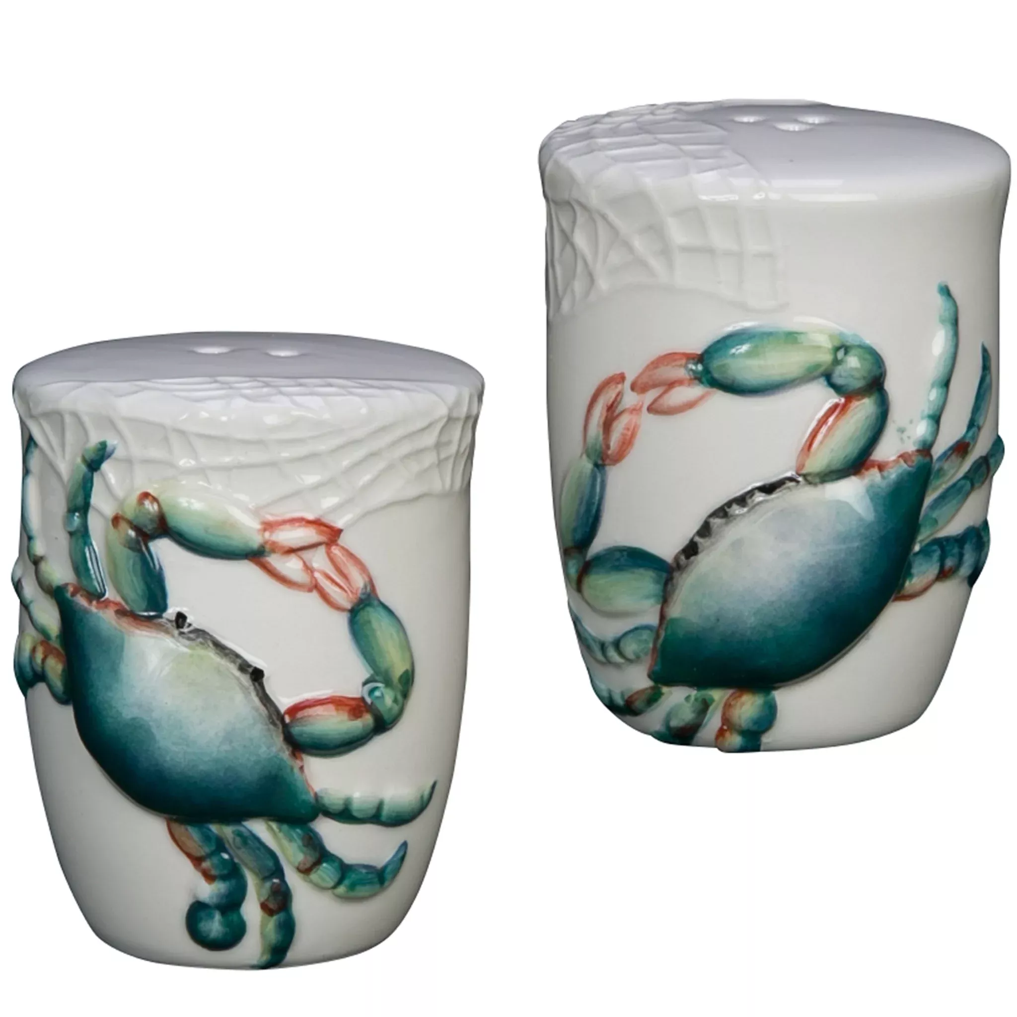 Blue Crabs Ceramic Salt & Pepper Set