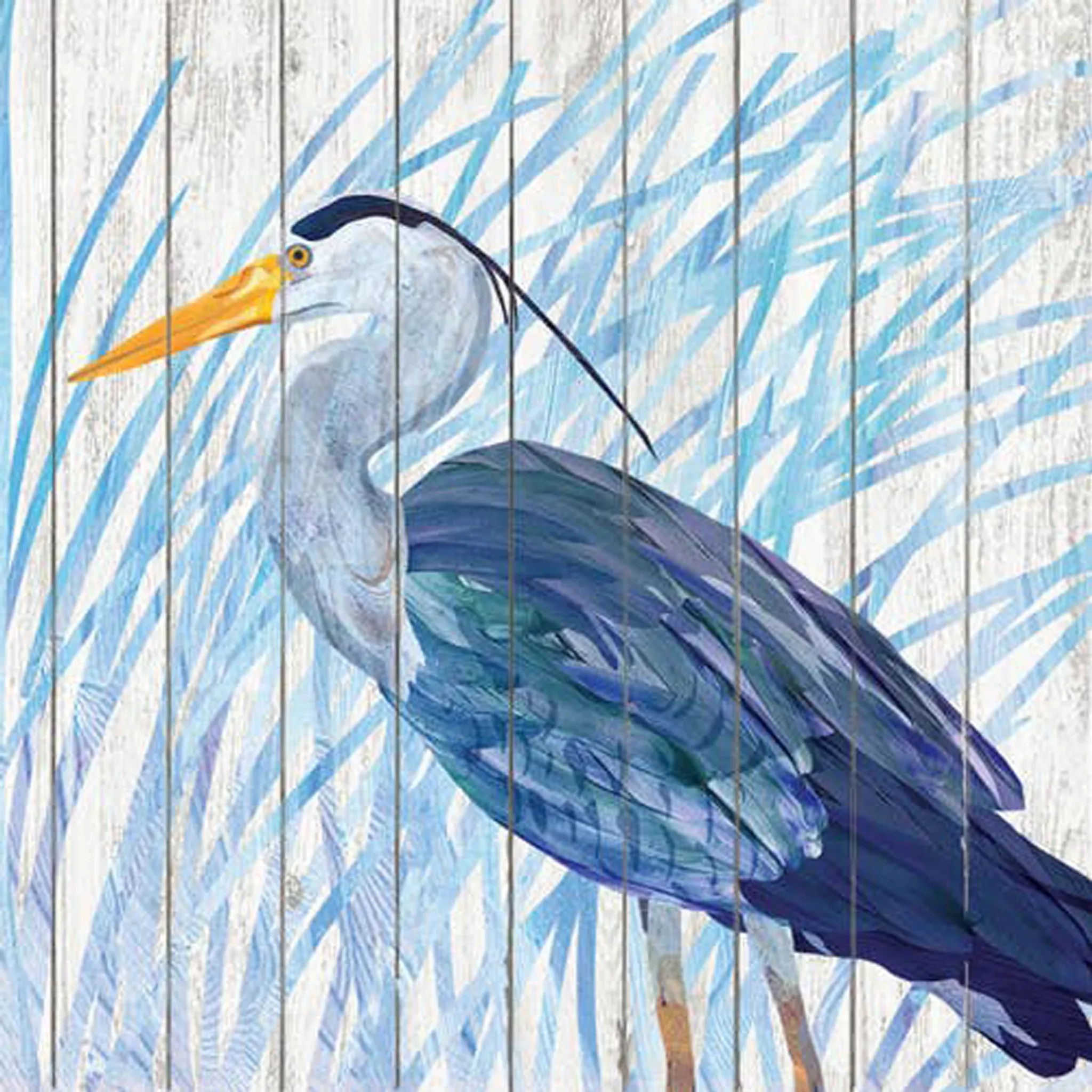 Blue Heron Cocktail Paper Napkins