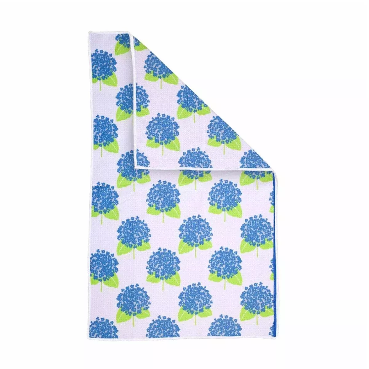 Blue Hydrangea Eco Kitchen Tea Towel