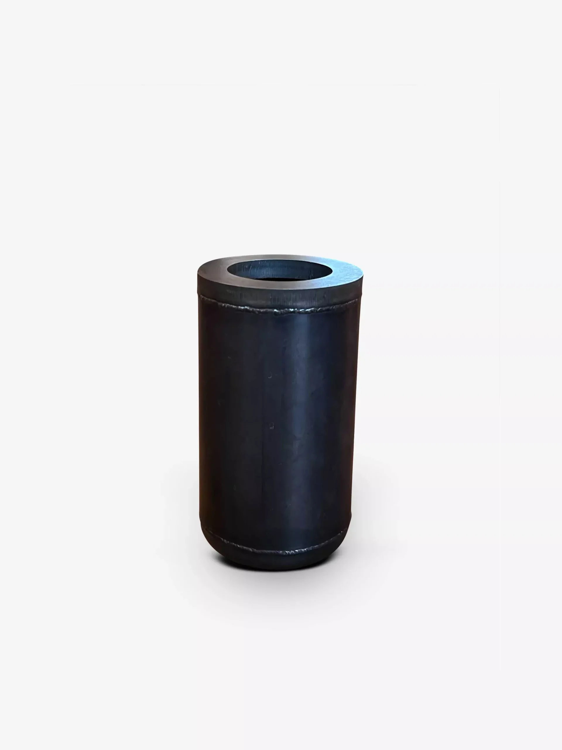 Bonbom Vase M in Blackened Steel